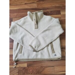 The North Face Cream and Tan Ski Jacket